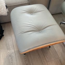 Eames Ottoman Lounge Chair Original Light Grey