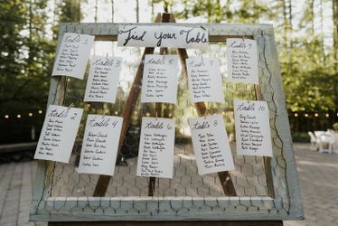 Table Assignment Sign