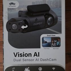 INCIPIO Vision AI Dual Sensor AI DashCam
