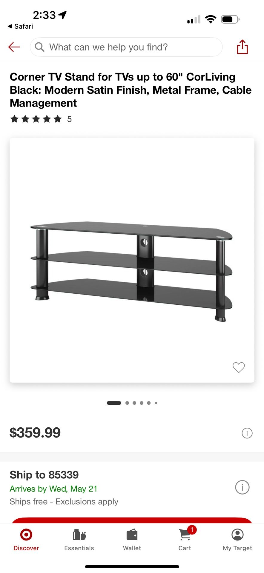 Tv Stand 60”