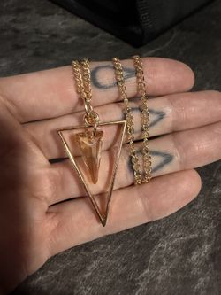 Gold Swarovski Crystal Necklace