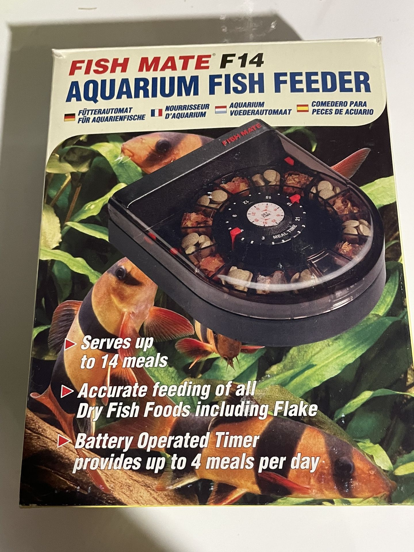 Fish Mate F14 Aquarium Fish Feeder For Fish And Turtles