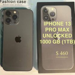 IPHONE 13 PRO MAX, 1000 GB, (1TB) UNLOCKED