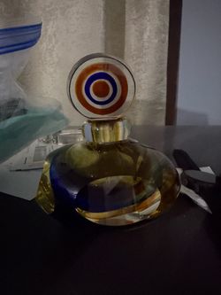 Fifth avenue murano style glass perfume bottle 1950’s