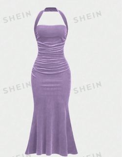 SHEIN Halter Neck Dress
