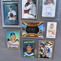 Various Dodgers Topps Cards