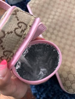 Diaper changer and insulated bottle holder