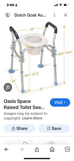 Oasis F047 Toilet Safety Rail Brand New