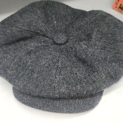 Women's Dark Gray Cabbie Hat