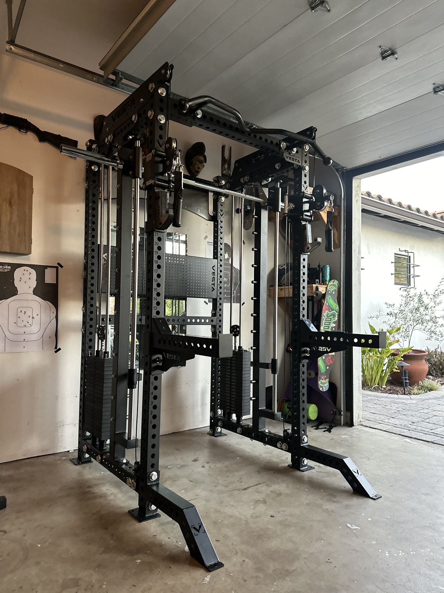 PRO SERIES Ultimate Half Rack Functional Trainer w/Smith