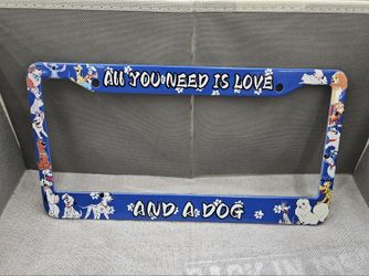 Disney Dog Characters License  Plate Frames