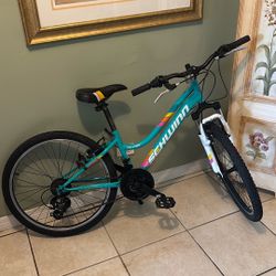 Schwinn 24”Woman’s Bicycle High Timber Teal Color