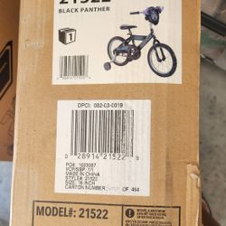 16in Black Panther Kids Bike New