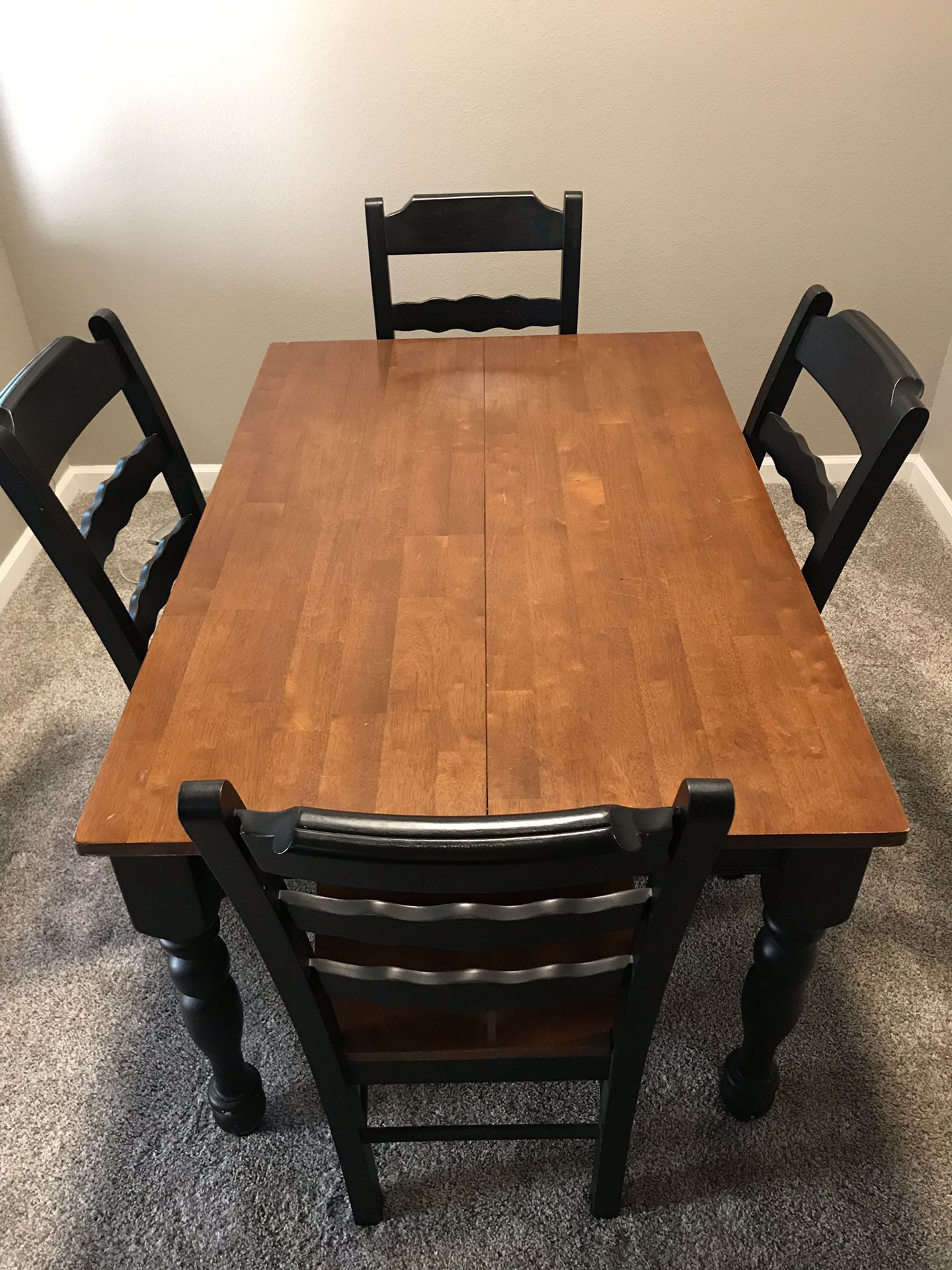 Beautiful Wooden Dining Table and 4 Chairs