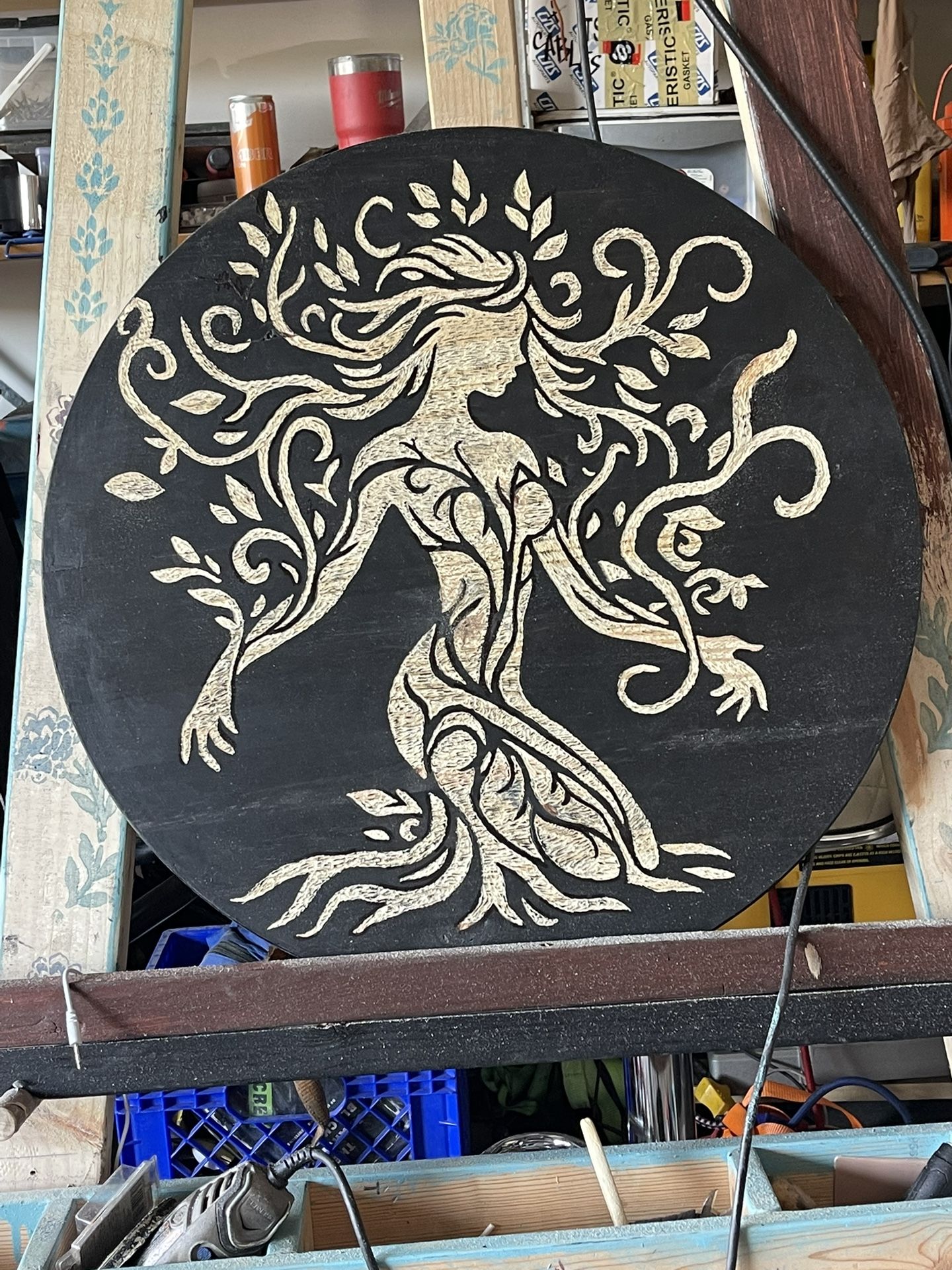 Wall Art Hand Carved