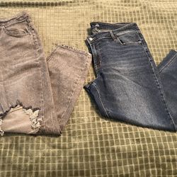 2 Pairs of Jeans For $15 Size 18