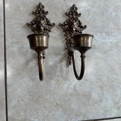 Brass Candleholders 