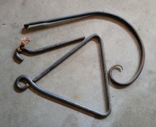 Wrought Iron Triangle And Mount