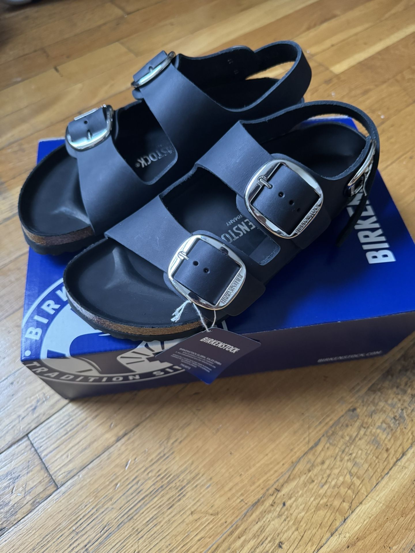 Brand New Birkenstock Milano Big Buckle Sandals