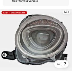Fiat Abarth 500 EU Headlights