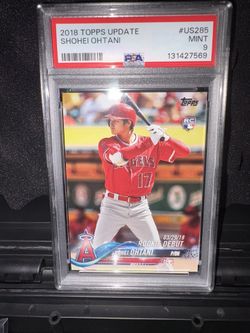 2018 Topps Update Shohei Ohtani #US285 PSA 9