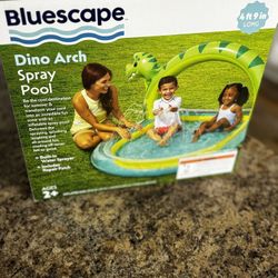 New In Box bluescape Kids Dino Pool With Sprayer