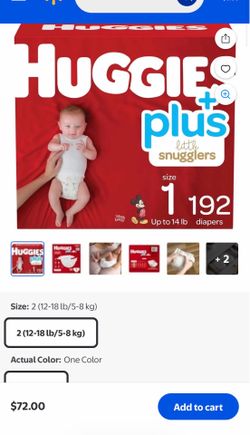 Pampers Huggies size 1