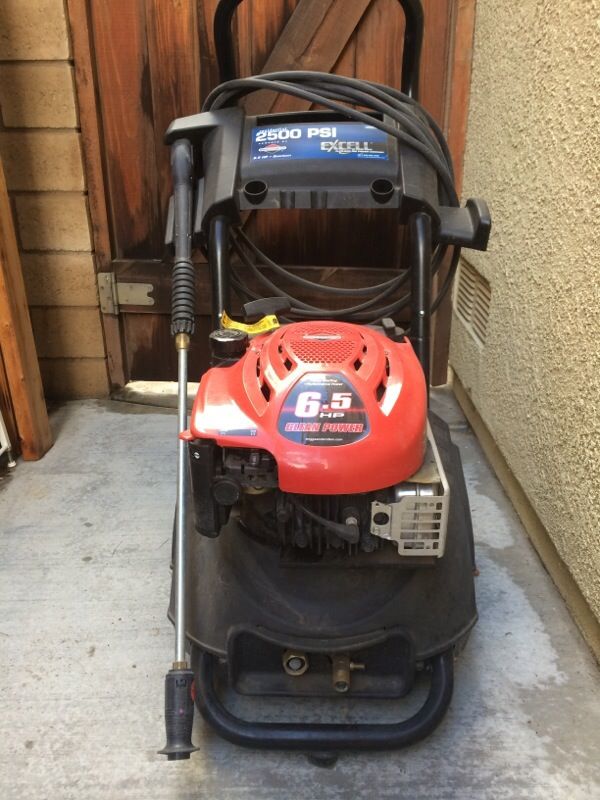 Excell/Devilbiss 6.5 hp 2500 psi pressure washer