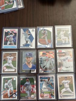Dodgers Clayton Kershaw (12) card lot.