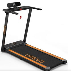 UREVO Foldi Mini Compact Folding Treadmill URTM006 – Needs Belt Alignment + Oil Included – Norwalk Pickup Only