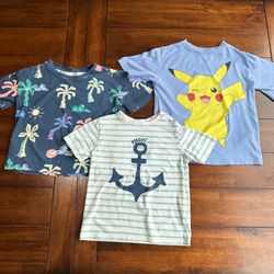 Boys H&M Trio of Shirts - Pokemon | Size 5/6
