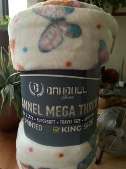 Dahdoul Home Flannel Mega Throw King Size
