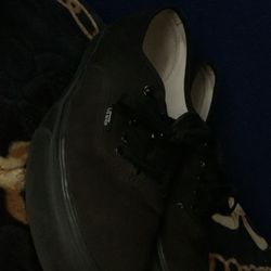 Black Vans 