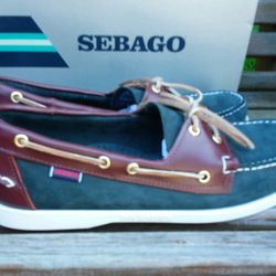 NEW! Sebago Men's Spinnaker Boat Shoes size 10