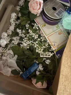 Fake floral party decorations