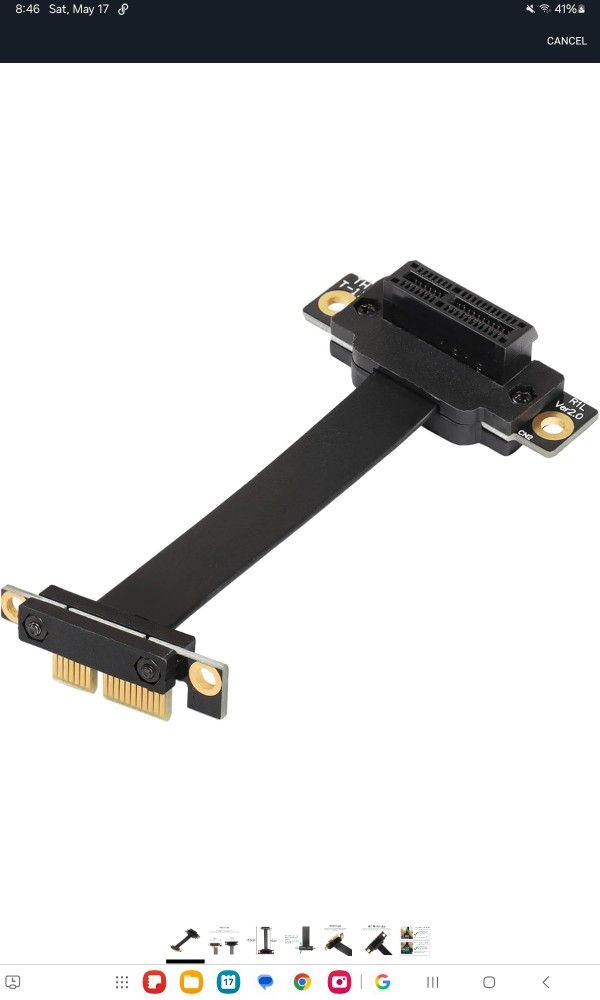 PCIE 3.0 Extension Cable For 1U, 2U Chassis (39)