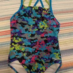 Kids Speedo Bathing Suit Size 8