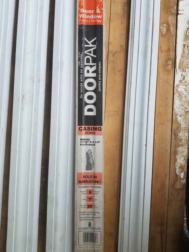 Door & Window Casing molding. 8 pieces