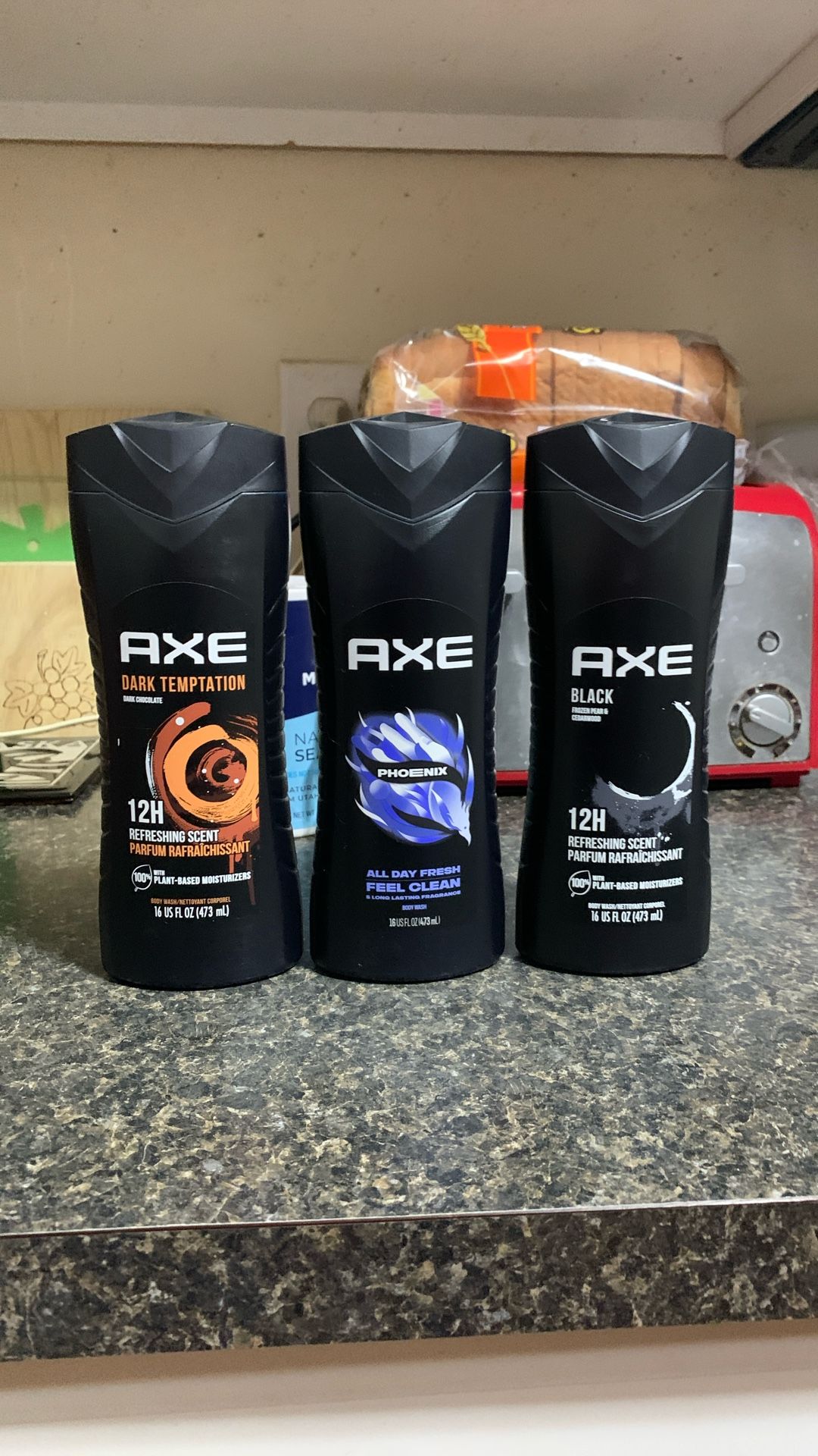 Axe Body Wash-3 Items!($14.91+ Value)