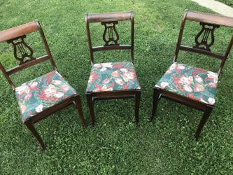 Wooden chair set