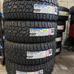 New Set Of (4) 265/70R17 Falken Wildpeak AT4W All Terrain tires for sale