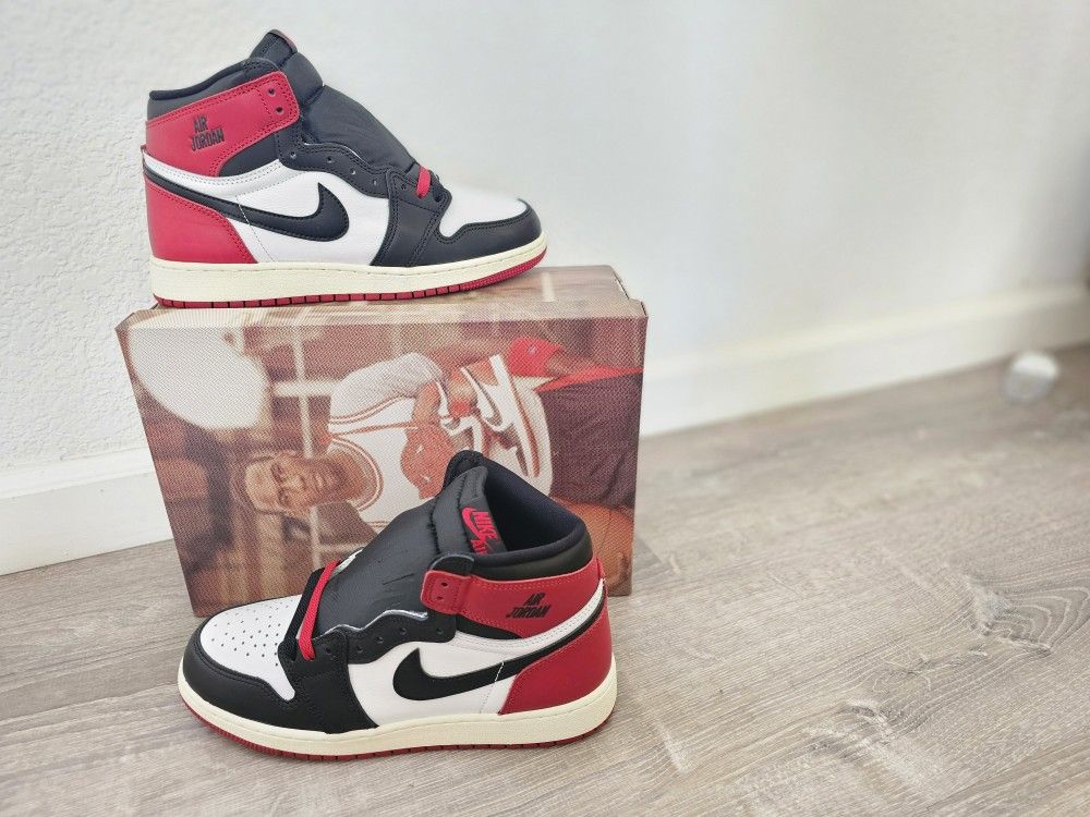 Air Jordan 1 Retro OG High Black Toe Reimagined Sz. 7y