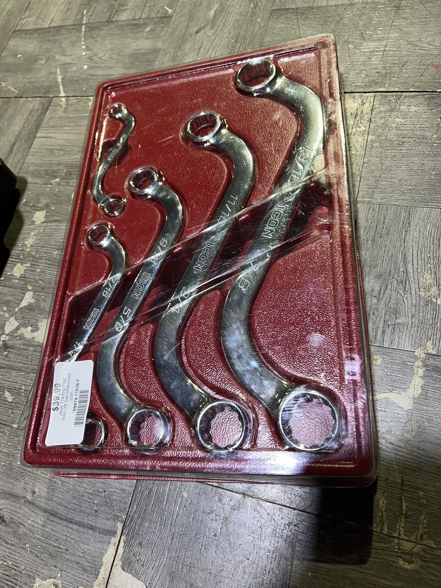 Icon off set wrench set pick up only