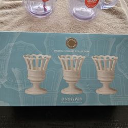 New Votive Cups/Martha Stewart  X3