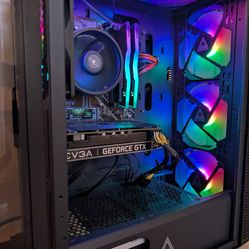 Gaming PC Ryzen 5 3600 16GB RAM RGB GTX 1660 Super Tempered glass case 500GB SSD