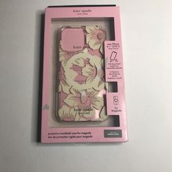 Kate Spade Hardshell Case w/ Magsafe iPhone 13 Pro (6.1" Large Camera) Hollyhock