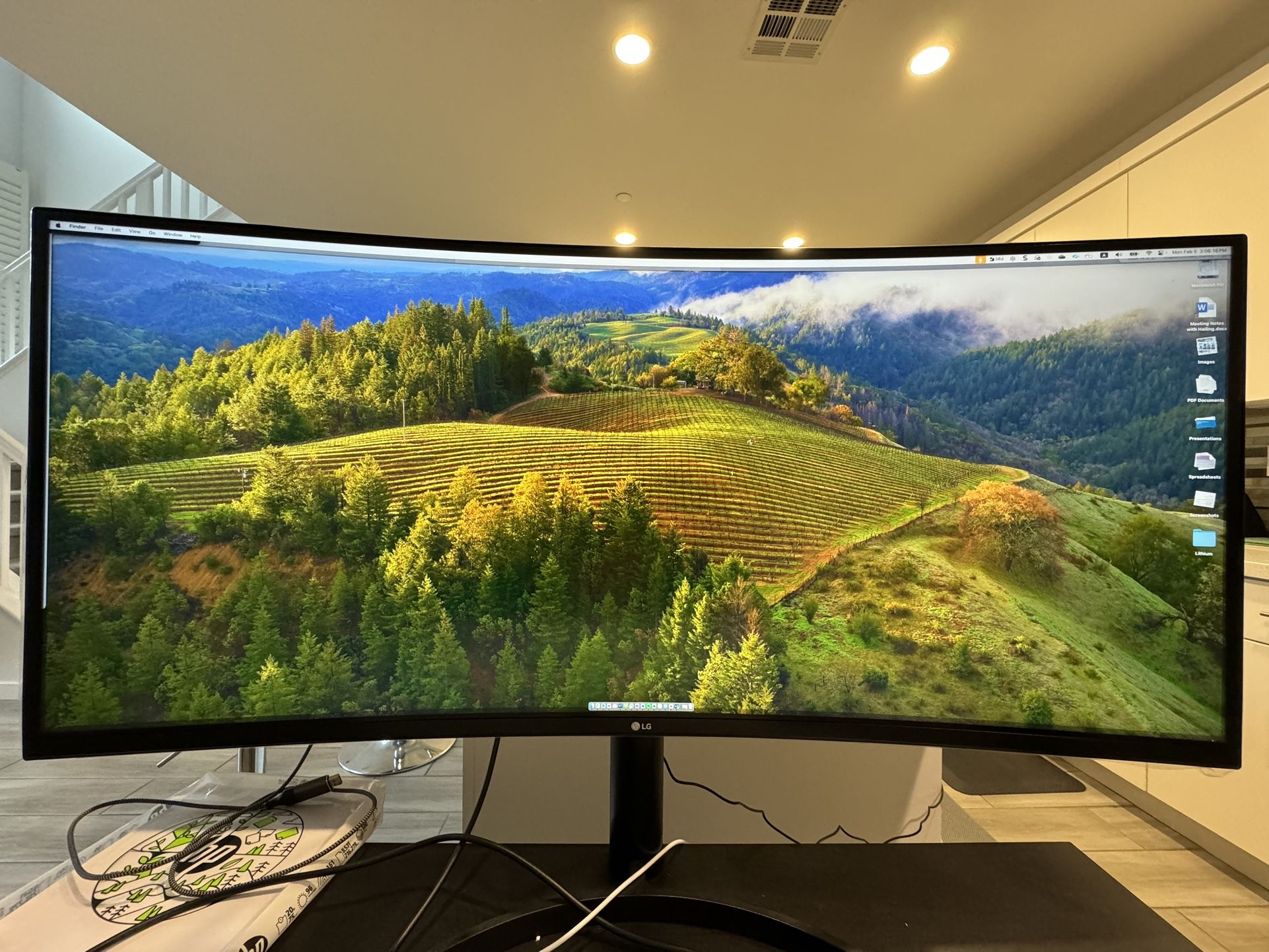 LG 34 inch ultrawide monitor