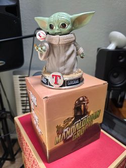 2026 Texas Rangers Grogu Star Wars Bobblehead – Mandalorian – SGA w/ Box