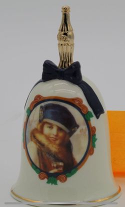 Coca Cola Women In Coat With Coke Bell 1989