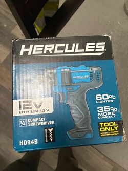 Hercules 12V Compact Screwdriver HD94B Tool Only